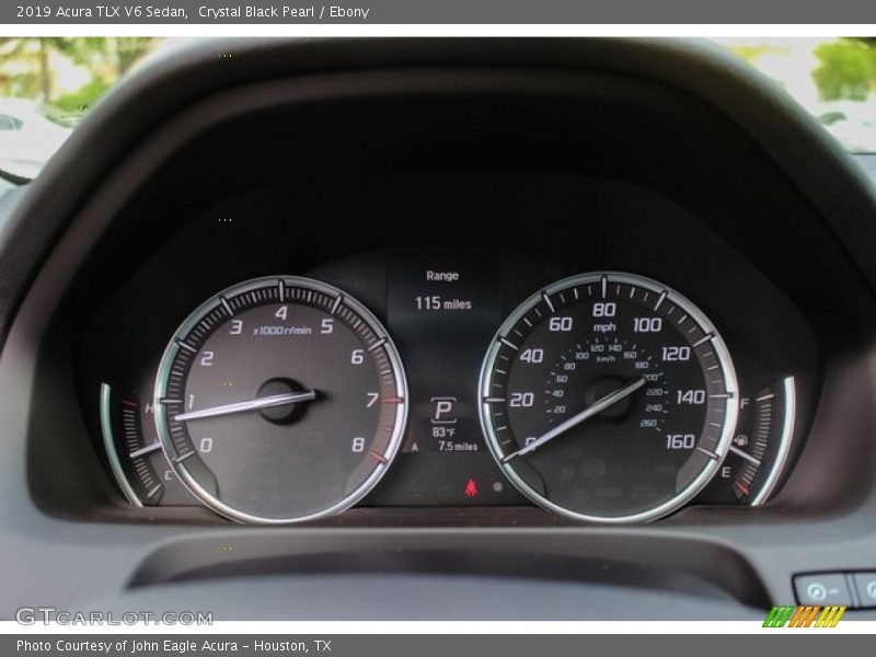 Crystal Black Pearl / Ebony 2019 Acura TLX V6 Sedan