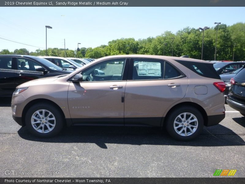 Sandy Ridge Metallic / Medium Ash Gray 2019 Chevrolet Equinox LS