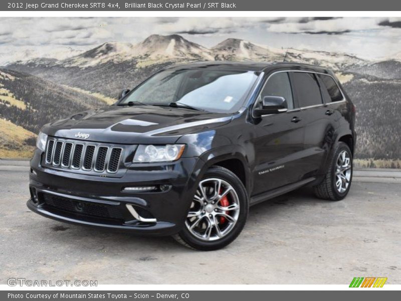 Brilliant Black Crystal Pearl / SRT Black 2012 Jeep Grand Cherokee SRT8 4x4