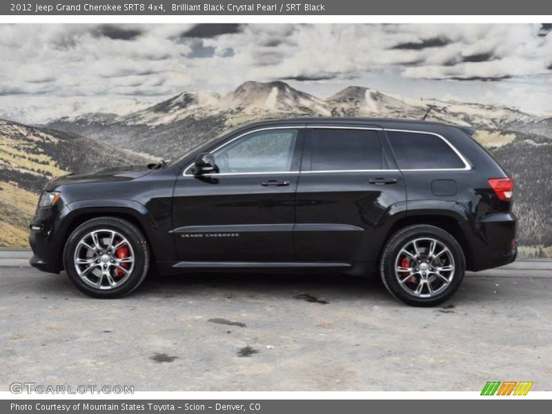 Brilliant Black Crystal Pearl / SRT Black 2012 Jeep Grand Cherokee SRT8 4x4