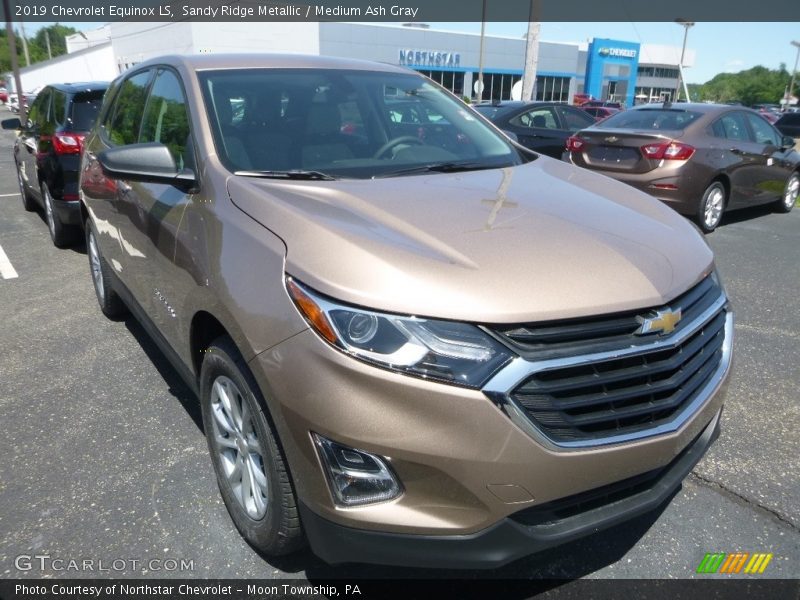 Sandy Ridge Metallic / Medium Ash Gray 2019 Chevrolet Equinox LS
