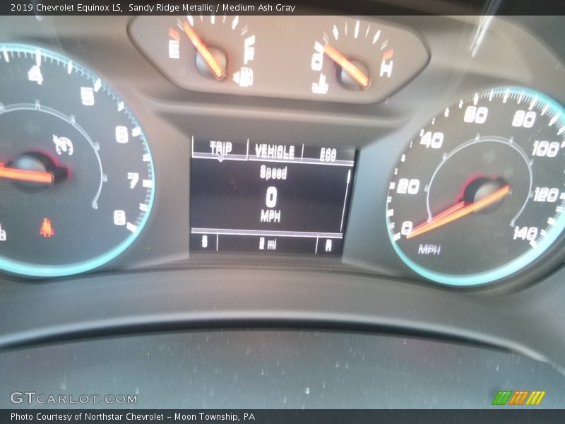 Sandy Ridge Metallic / Medium Ash Gray 2019 Chevrolet Equinox LS