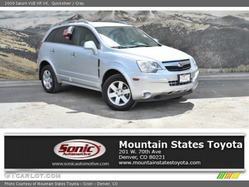 Quicksilver / Gray 2009 Saturn VUE XR V6