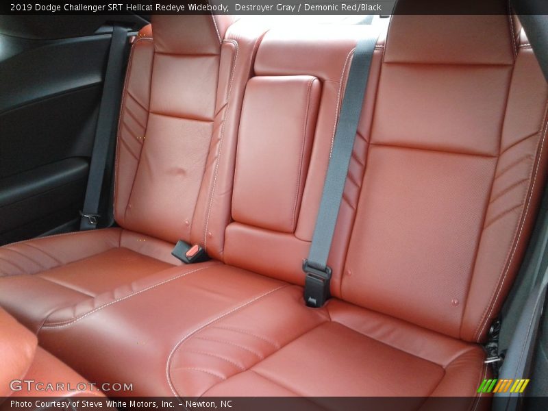 Rear Seat of 2019 Challenger SRT Hellcat Redeye Widebody