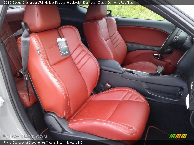 Front Seat of 2019 Challenger SRT Hellcat Redeye Widebody