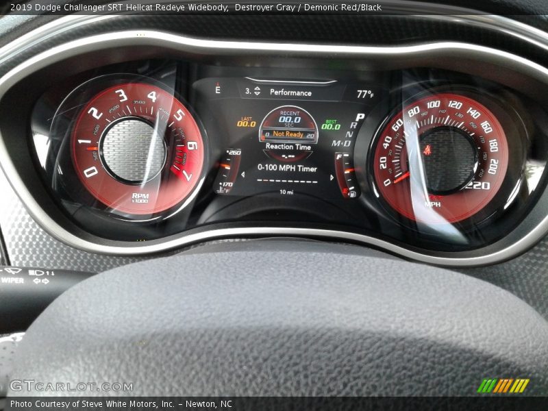  2019 Challenger SRT Hellcat Redeye Widebody SRT Hellcat Redeye Widebody Gauges