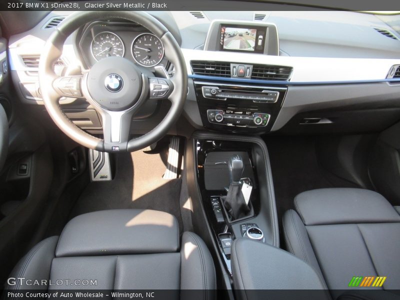 Glacier Silver Metallic / Black 2017 BMW X1 sDrive28i