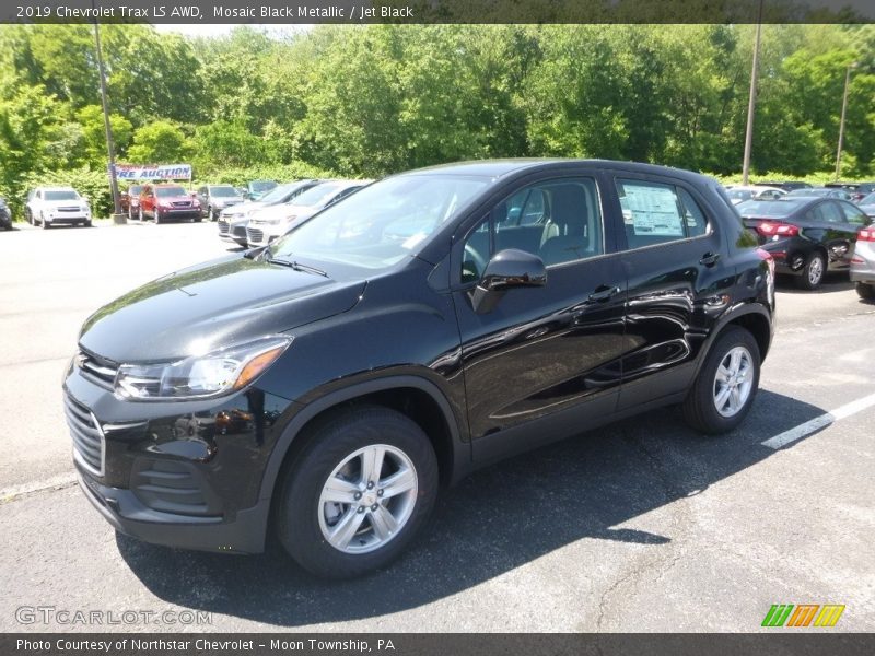 Mosaic Black Metallic / Jet Black 2019 Chevrolet Trax LS AWD