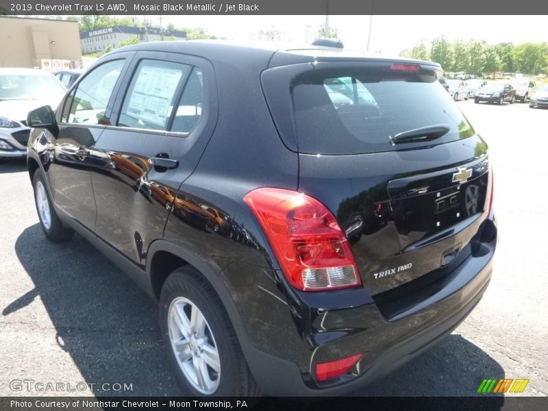 Mosaic Black Metallic / Jet Black 2019 Chevrolet Trax LS AWD