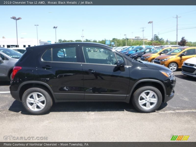 Mosaic Black Metallic / Jet Black 2019 Chevrolet Trax LS AWD