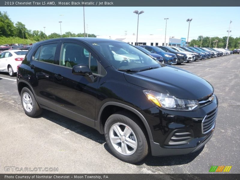 Mosaic Black Metallic / Jet Black 2019 Chevrolet Trax LS AWD