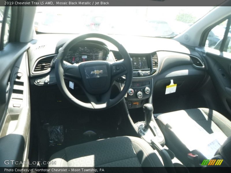 Mosaic Black Metallic / Jet Black 2019 Chevrolet Trax LS AWD