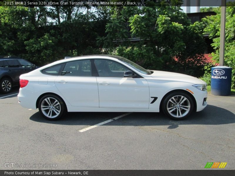 Mineral White Metallic / Black 2015 BMW 3 Series 328i xDrive Gran Turismo