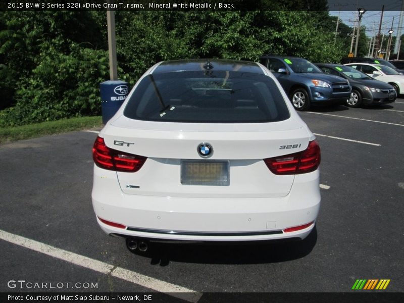 Mineral White Metallic / Black 2015 BMW 3 Series 328i xDrive Gran Turismo