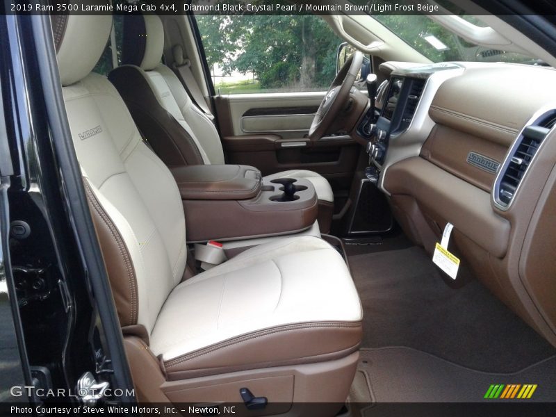 Front Seat of 2019 3500 Laramie Mega Cab 4x4