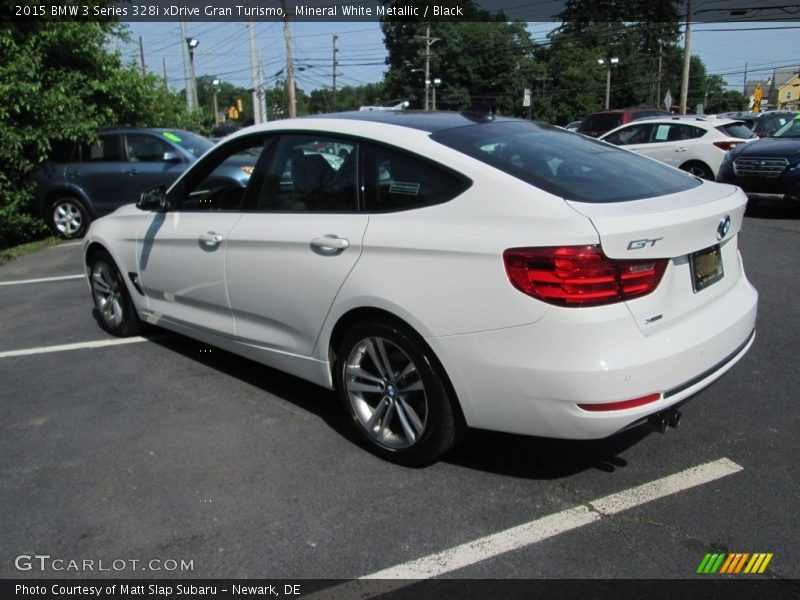 Mineral White Metallic / Black 2015 BMW 3 Series 328i xDrive Gran Turismo