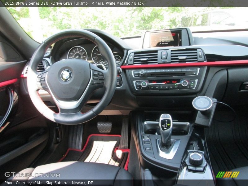 Mineral White Metallic / Black 2015 BMW 3 Series 328i xDrive Gran Turismo