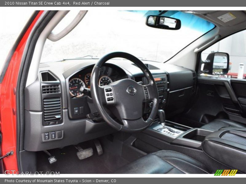 Red Alert / Charcoal 2010 Nissan Titan SE Crew Cab 4x4