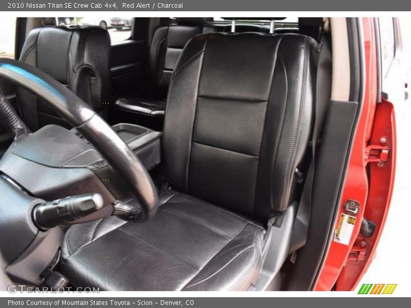 Red Alert / Charcoal 2010 Nissan Titan SE Crew Cab 4x4