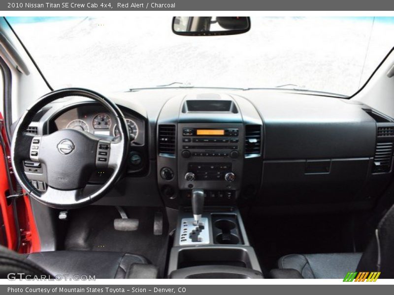 Red Alert / Charcoal 2010 Nissan Titan SE Crew Cab 4x4