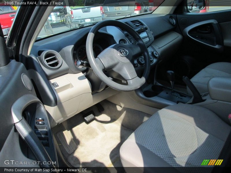 Black / Taupe 2006 Toyota RAV4