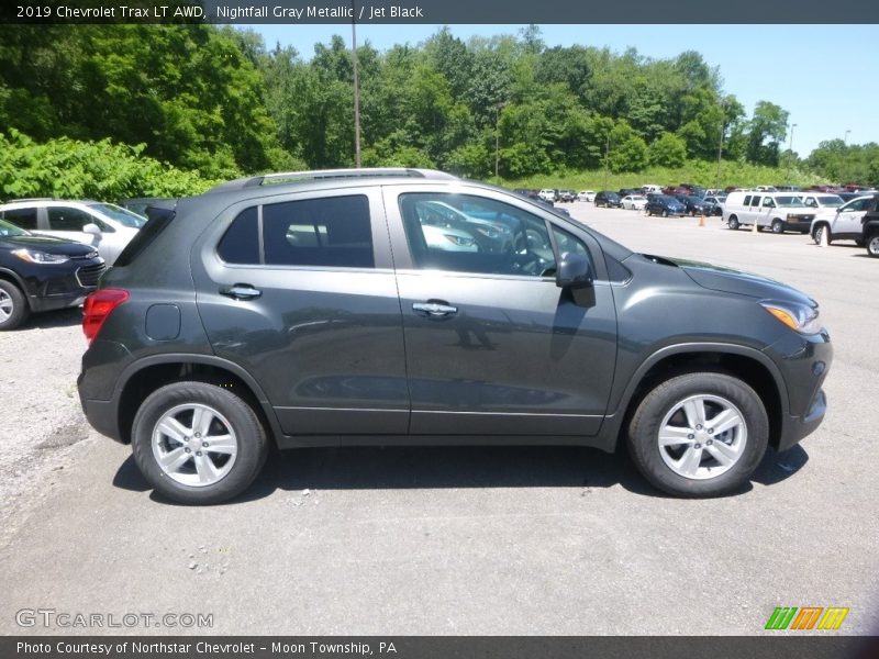 Nightfall Gray Metallic / Jet Black 2019 Chevrolet Trax LT AWD