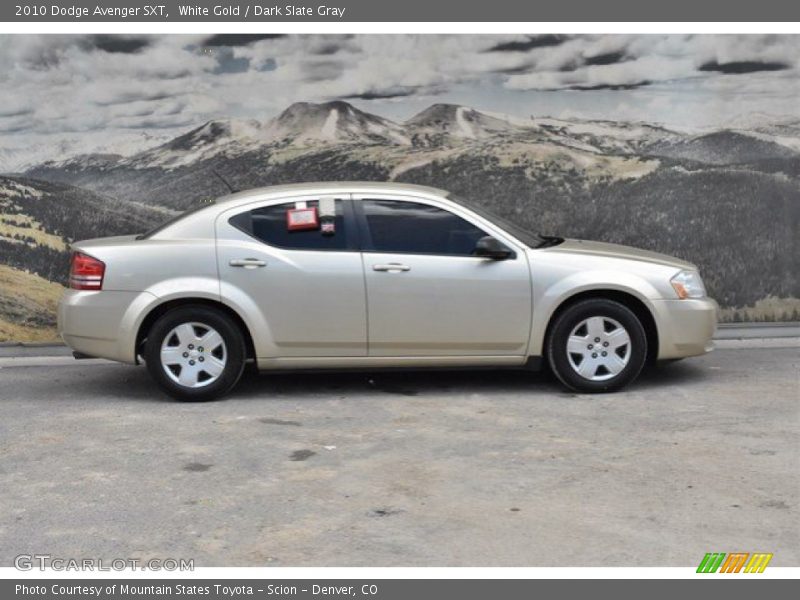 White Gold / Dark Slate Gray 2010 Dodge Avenger SXT