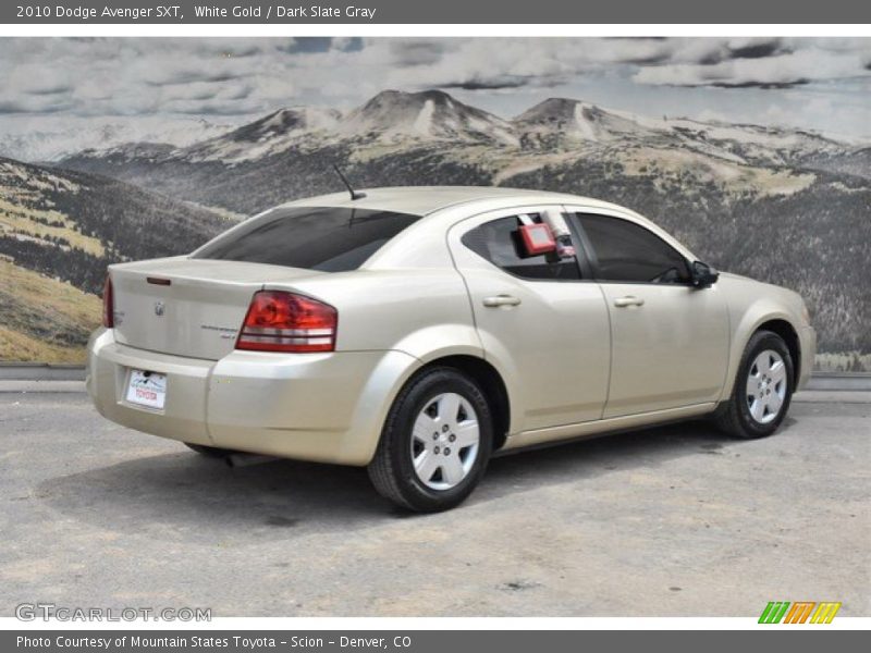 White Gold / Dark Slate Gray 2010 Dodge Avenger SXT