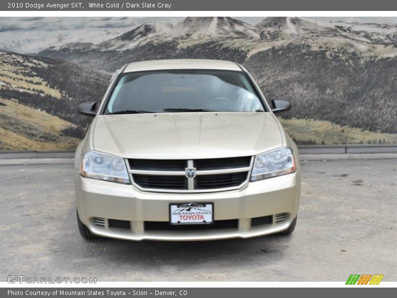 White Gold / Dark Slate Gray 2010 Dodge Avenger SXT