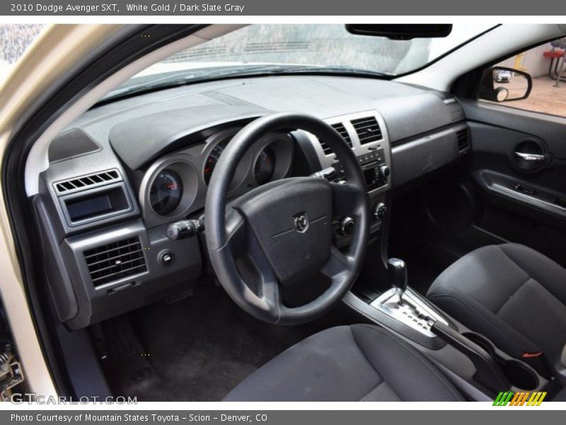 White Gold / Dark Slate Gray 2010 Dodge Avenger SXT