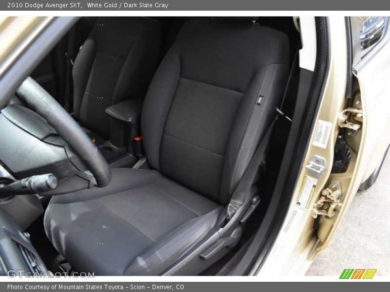 White Gold / Dark Slate Gray 2010 Dodge Avenger SXT