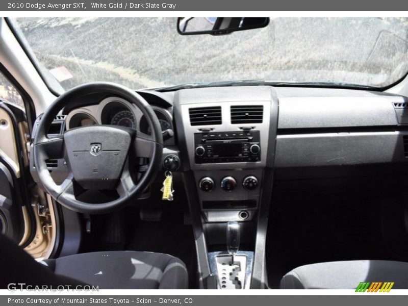 White Gold / Dark Slate Gray 2010 Dodge Avenger SXT