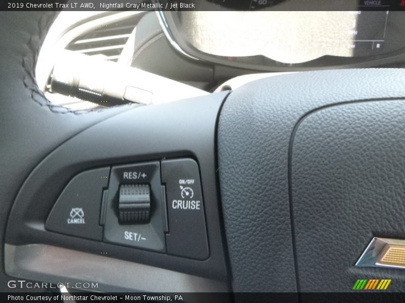 Nightfall Gray Metallic / Jet Black 2019 Chevrolet Trax LT AWD