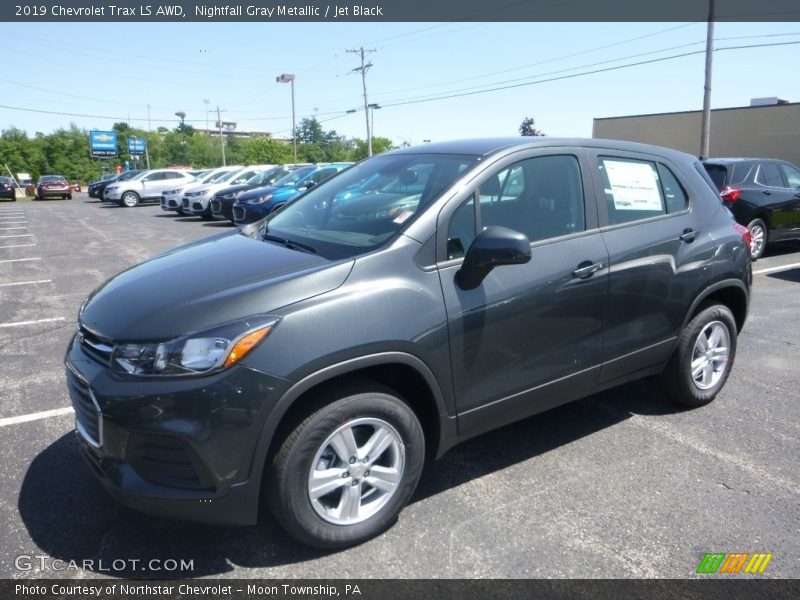 Nightfall Gray Metallic / Jet Black 2019 Chevrolet Trax LS AWD