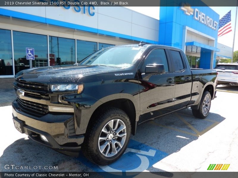 Black / Jet Black 2019 Chevrolet Silverado 1500 RST Double Cab 4WD