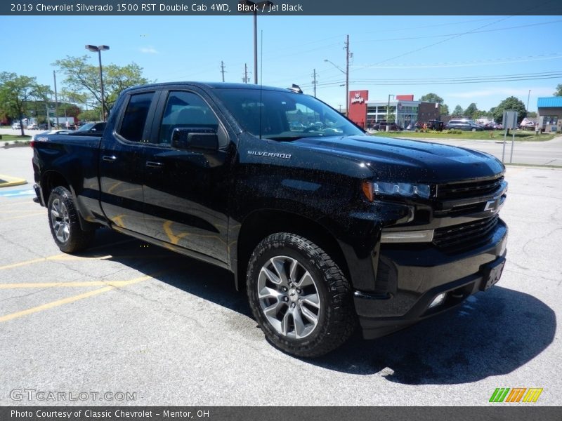 Black / Jet Black 2019 Chevrolet Silverado 1500 RST Double Cab 4WD