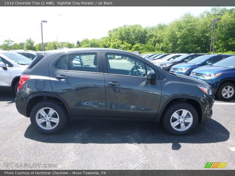 Nightfall Gray Metallic / Jet Black 2019 Chevrolet Trax LS AWD