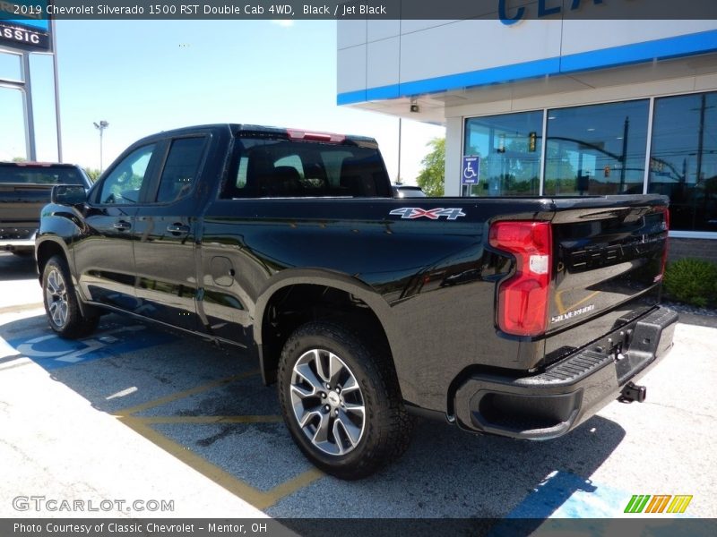 Black / Jet Black 2019 Chevrolet Silverado 1500 RST Double Cab 4WD
