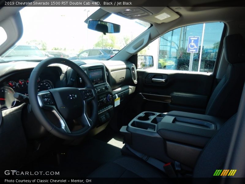 Black / Jet Black 2019 Chevrolet Silverado 1500 RST Double Cab 4WD
