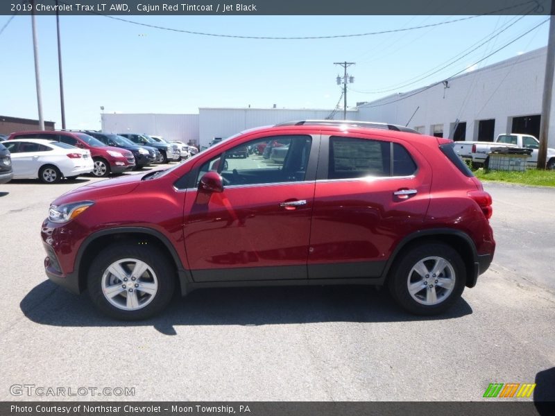 Cajun Red Tintcoat / Jet Black 2019 Chevrolet Trax LT AWD