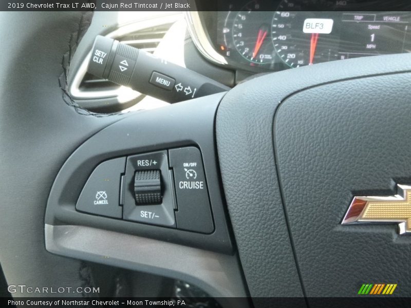 Cajun Red Tintcoat / Jet Black 2019 Chevrolet Trax LT AWD