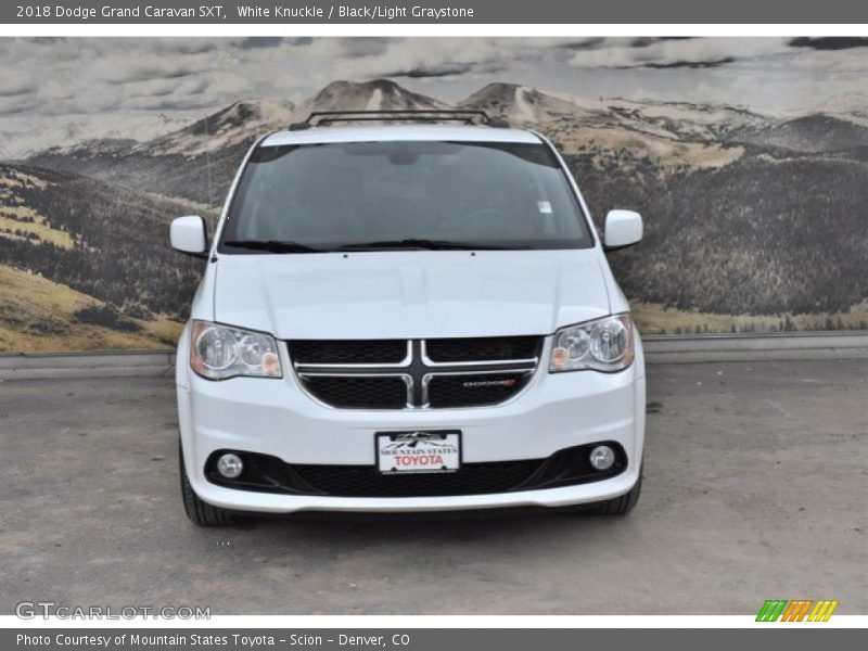 White Knuckle / Black/Light Graystone 2018 Dodge Grand Caravan SXT