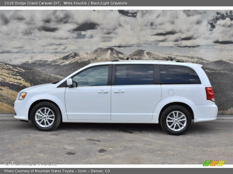 White Knuckle / Black/Light Graystone 2018 Dodge Grand Caravan SXT