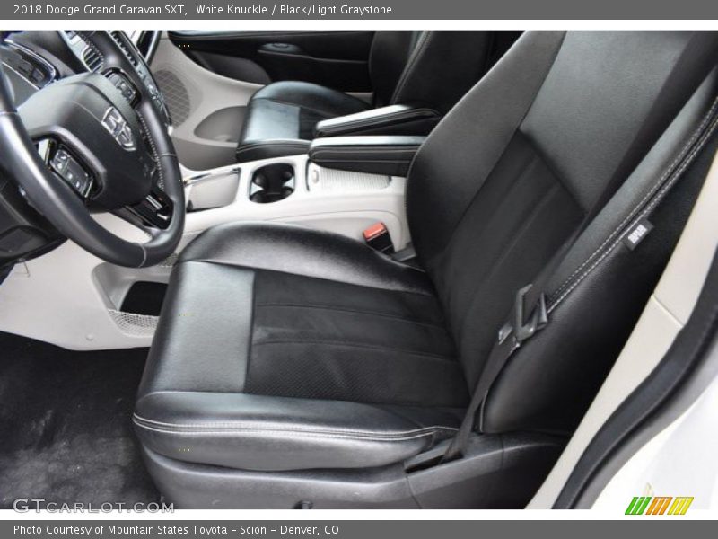 White Knuckle / Black/Light Graystone 2018 Dodge Grand Caravan SXT