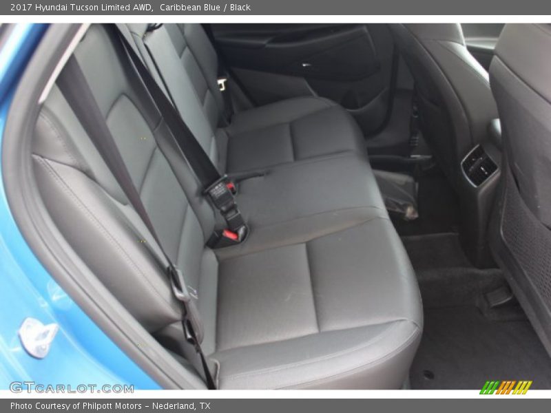 Caribbean Blue / Black 2017 Hyundai Tucson Limited AWD