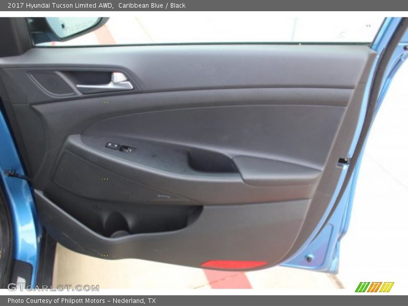 Caribbean Blue / Black 2017 Hyundai Tucson Limited AWD