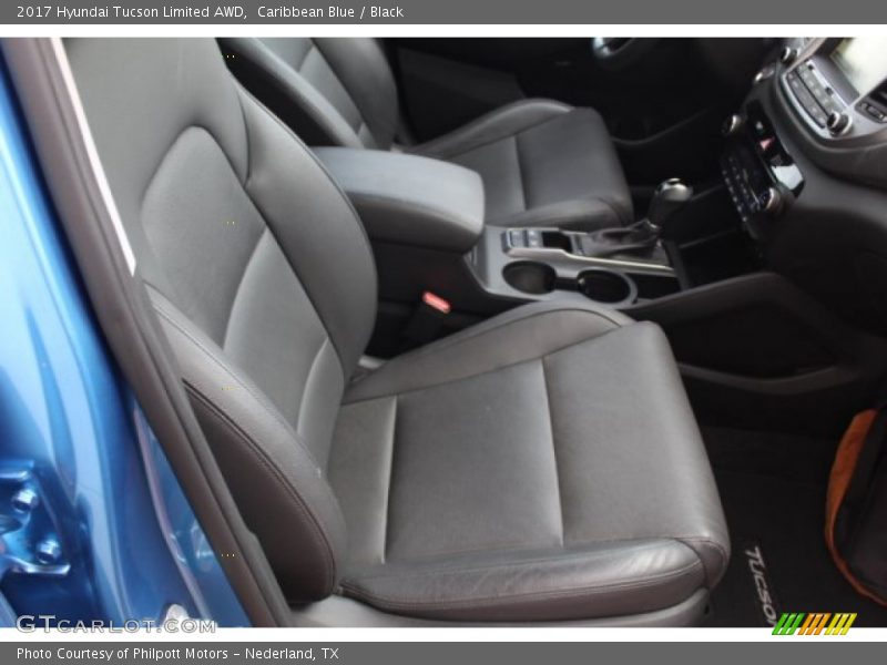 Caribbean Blue / Black 2017 Hyundai Tucson Limited AWD
