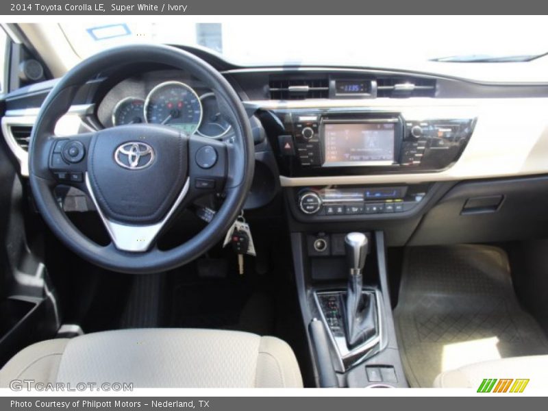 Super White / Ivory 2014 Toyota Corolla LE