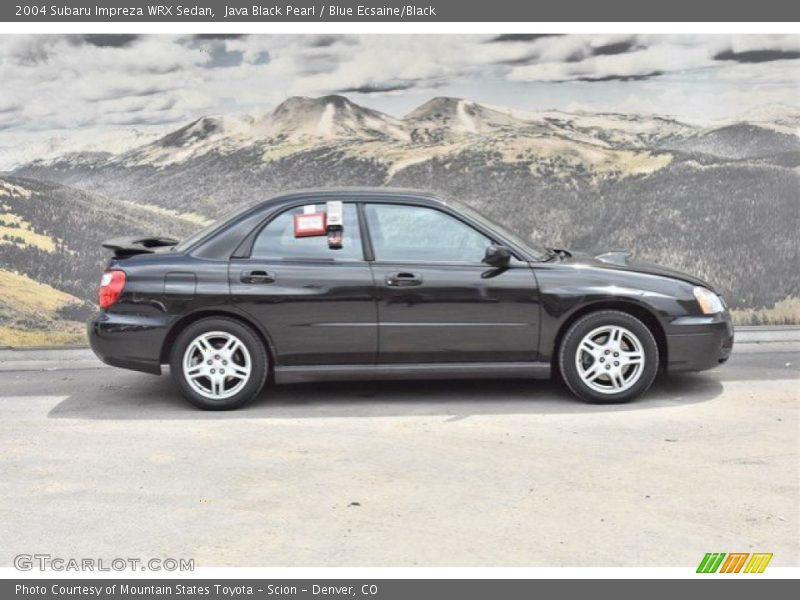 Java Black Pearl / Blue Ecsaine/Black 2004 Subaru Impreza WRX Sedan