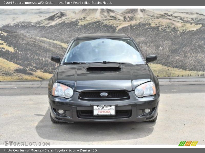 Java Black Pearl / Blue Ecsaine/Black 2004 Subaru Impreza WRX Sedan